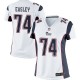 Women Nike New England Patriots &74 Dominique Easley Elite White NFL Jersey