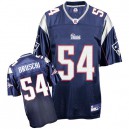 Reebok New England Patriots &54 Tedy Bruschi Dark Blue Premier EQT Throwback NFL Jersey