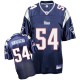 Reebok New England Patriots &54 Tedy Bruschi Dark Blue Premier EQT Throwback NFL Jersey