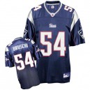 Reebok New England Patriots &54 Tedy Bruschi Dark Blue Authentic Throwback NFL Jersey