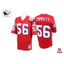 Mitchell and Ness New England Patriots &56 Andre Tippett Red Authentic Throwback NFL Jersey