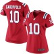 Women Nike New England Patriots &10 Jimmy Garoppolo Elite Red Alternate NFL Jersey