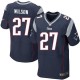 Men Nike New England Patriots &27 Tavon Wilson Elite Navy Blue Team Color NFL Jersey