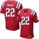 Men Nike New England Patriots &22 Stevan Ridley Elite Red Alternate NFL Jersey