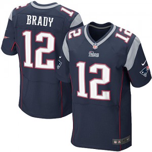 Hommes Nike New England Patriots # 12 Tom Brady élite bleu marine équipe NFL Maillot Magasin de couleur Hommes Nike New England Patriots # 12 Tom Brady élite bleu marine équipe NFL Maillot Magasin de couleur