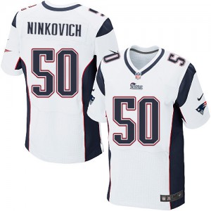 Hommes Nike New England Patriots # 50 Rob Ninkovich Élite blanc NFL Maillot Magasin