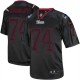 Men Nike New England Patriots &74 Dominique Easley Elite Lights Out Black NFL Jersey