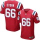 Men Nike New England Patriots &66 Bryan Stork Elite Red Alternate NFL Jersey