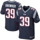 Men Nike New England Patriots &39 Brandon Browner Elite Navy Blue Team Color NFL Jersey