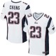 Men Nike New England Patriots &23 Patrick Chung Elite White NFL Jersey