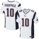 Men Nike New England Patriots &10 Jimmy Garoppolo Elite White NFL Jersey