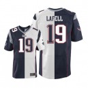 Men Nike New England Patriots &19 Brandon LaFell Elite Team/Road Two Tone NFL Jersey