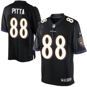Jeunesse Nike Baltimore Ravens # 88 Dennis Pitta élite remplaçant NFL Maillot Magasin noir