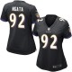 Women Nike Baltimore Ravens &92 Haloti Ngata Elite Black Alternate NFL Jersey