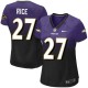 Women Nike Baltimore Ravens &27 Ray Rice Elite Purple/Black Fadeaway NFL Jersey