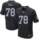 Men Nike Oakland Raiders &78 Art Shell Elite Black Team Color NFL Jersey
