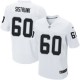 Men Nike Oakland Raiders &60 Otis Sistrunk Elite White NFL Jersey