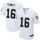 Men Nike Oakland Raiders &16 Jim Plunkett Elite White NFL Jersey