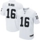 Men Nike Oakland Raiders &16 George Blanda Elite White NFL Jersey