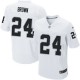 Men Nike Oakland Raiders &24 Willie Brown Elite White NFL Jersey