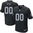 Men Nike Oakland Raiders &0 Jim Otto Elite Black Team Color NFL Jersey