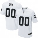 Men Nike Oakland Raiders &0 Jim Otto Elite White NFL Jersey