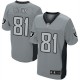 Men Nike Oakland Raiders &81 Tim Brown Elite Grey Shadow NFL Jersey