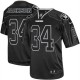 Men Nike Oakland Raiders &34 Bo Jackson Elite Lights Out Black NFL Jersey
