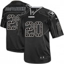 Men Nike Oakland Raiders &20 Darren McFadden Elite New Lights Out Black NFL Jersey