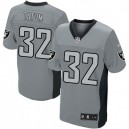 Men Nike Oakland Raiders &32 Jack Tatum Elite Grey Shadow NFL Jersey