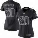 Women Nike Oakland Raiders &20 Darren McFadden Elite Black Impact NFL Jersey