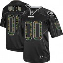 Men Nike Oakland Raiders &0 Jim Otto Elite Black Camo Fashion NFL Jersey