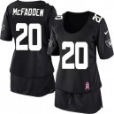 Women Nike Oakland Raiders &20 Darren McFadden Elite Black Breast Cancer Awareness NFL Jersey