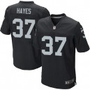 Men Nike Oakland Raiders &37 Lester Hayes Elite Black Team Color NFL Jersey