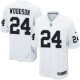 Youth Nike Oakland Raiders &24 Charles Woodson Elite White NFL Jersey