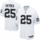 Youth Nike Oakland Raiders &25 D.J.Hayden Elite White NFL Jersey