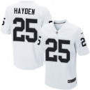 Men Nike Oakland Raiders &25 D.J.Hayden Elite White NFL Jersey