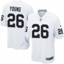 Youth Nike Oakland Raiders &26 Usama Young Elite White NFL Jersey
