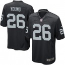Youth Nike Oakland Raiders &26 Usama Young Elite Black Team Color NFL Jersey