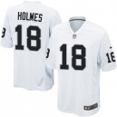 Youth Nike Oakland Raiders &18 Andre Holmes Elite White NFL Jersey