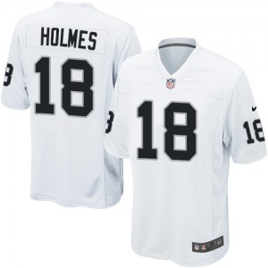 Jeunesse Nike Las Vegas Raiders # 18 Andre Holmes Élite blanc NFL Maillot Magasin