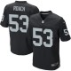 Men Nike Oakland Raiders &53 Nick Roach Elite Black Team Color NFL Jersey