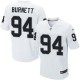 Men Nike Oakland Raiders &94 Kevin Burnett Elite White NFL Jersey