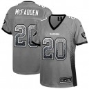 Women Nike Oakland Raiders &20 Darren McFadden Elite Grey Drift Fashion NFL Jersey