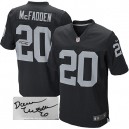Men Nike Oakland Raiders &20 Darren McFadden Elite Black Team Color Autographed NFL Jersey