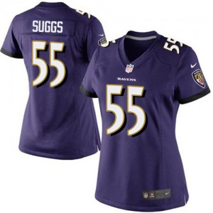 Femmes Nike Baltimore Ravens # 55 Terrell Suggs élite violet équipe NFL Maillot Magasin de couleur Femmes Nike Baltimore Ravens # 55 Terrell Suggs élite violet équipe NFL Maillot Magasin de couleur