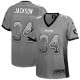 Women Nike Oakland Raiders &34 Bo Jackson Elite Grey Drift Fashion NFL Jersey