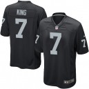 Youth Nike Oakland Raiders &7 Marquette King Elite Black Team Color NFL Jersey