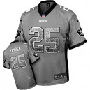 Men Nike Oakland Raiders &25 D.J.Hayden Elite Grey Drift Fashion NFL Jersey