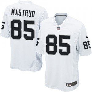 Jeunesse Nike Las Vegas Raiders # 85 Cisko Mastrud Élite blanc NFL Maillot Magasin